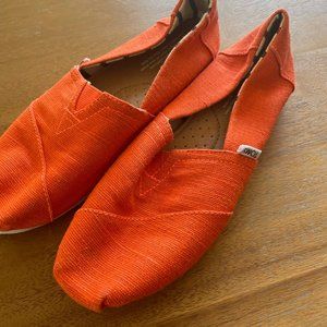 Tom's Alpargata Eco Heritage Orange Flats